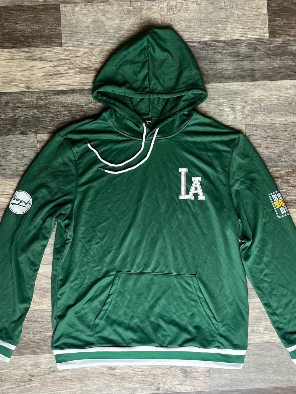Versatile green jacket track fleece